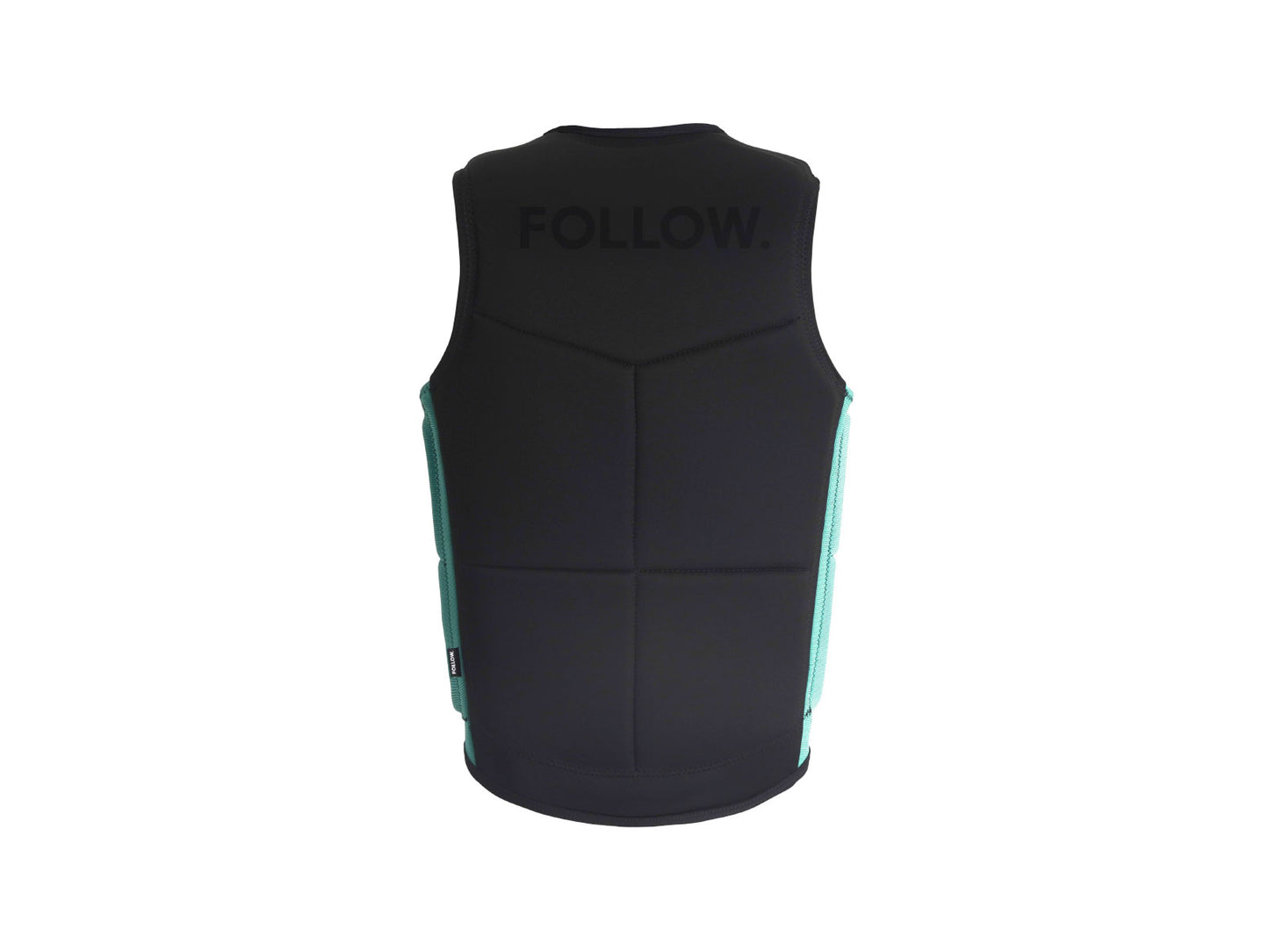 Follow Section Mens Impact Vest - Black/Teal