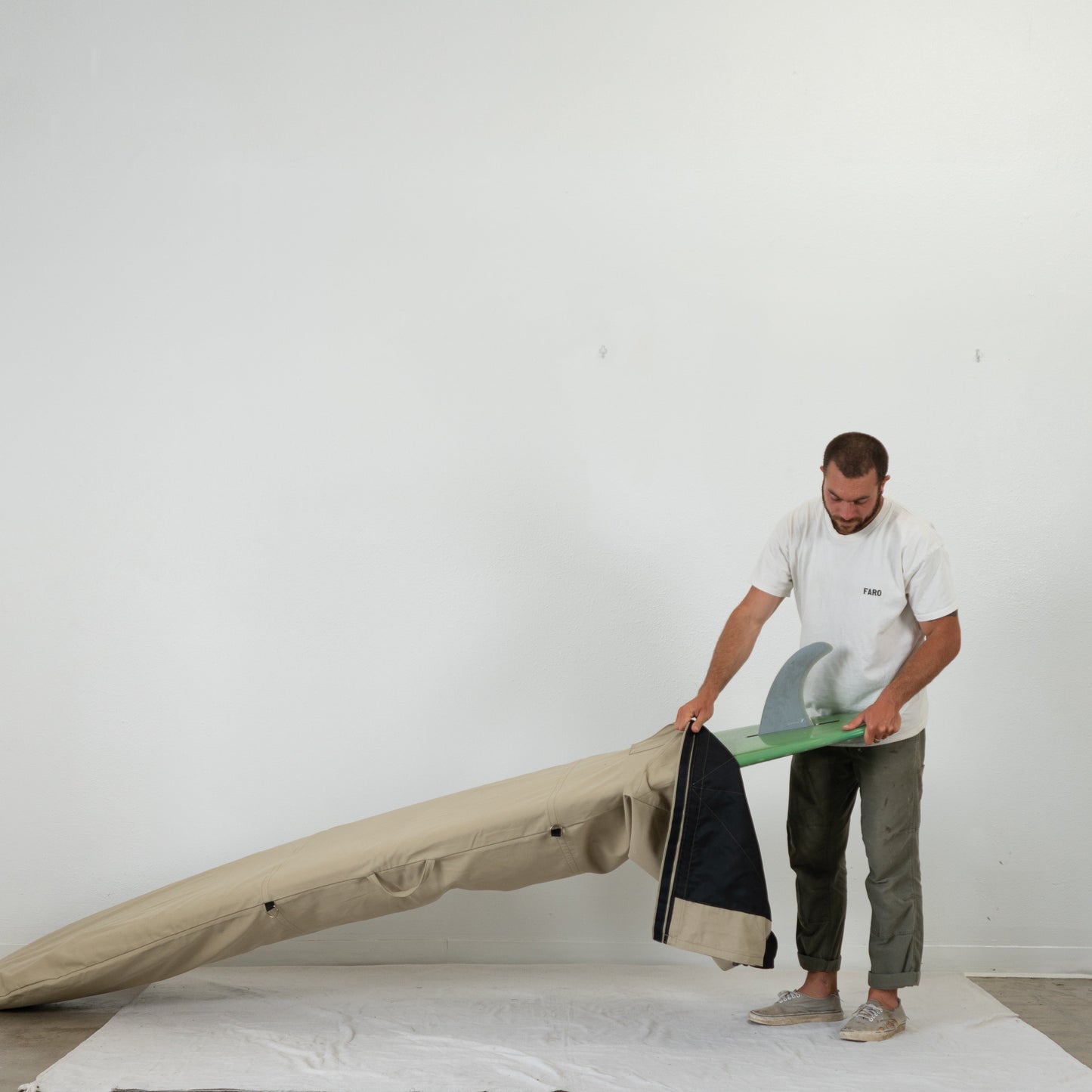 HARBOR TAN ADJUSTABLE SURFBOARD BAG