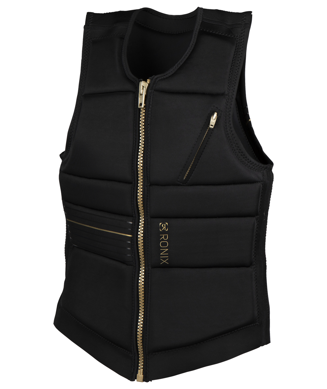 Rise - Women's CE Approved Impact Vest - Black / Gold