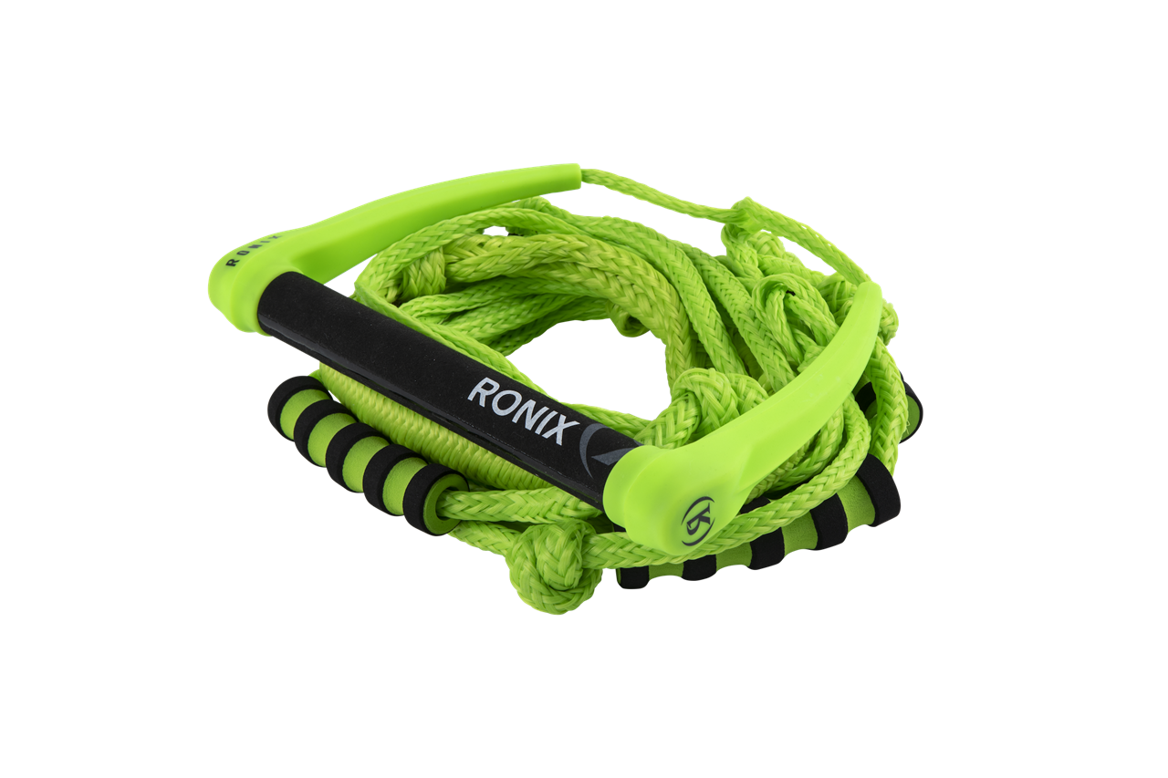 Silicone Bungee Surf Rope-11 in. Handle w/ 25ft 4-Sect. Rope
