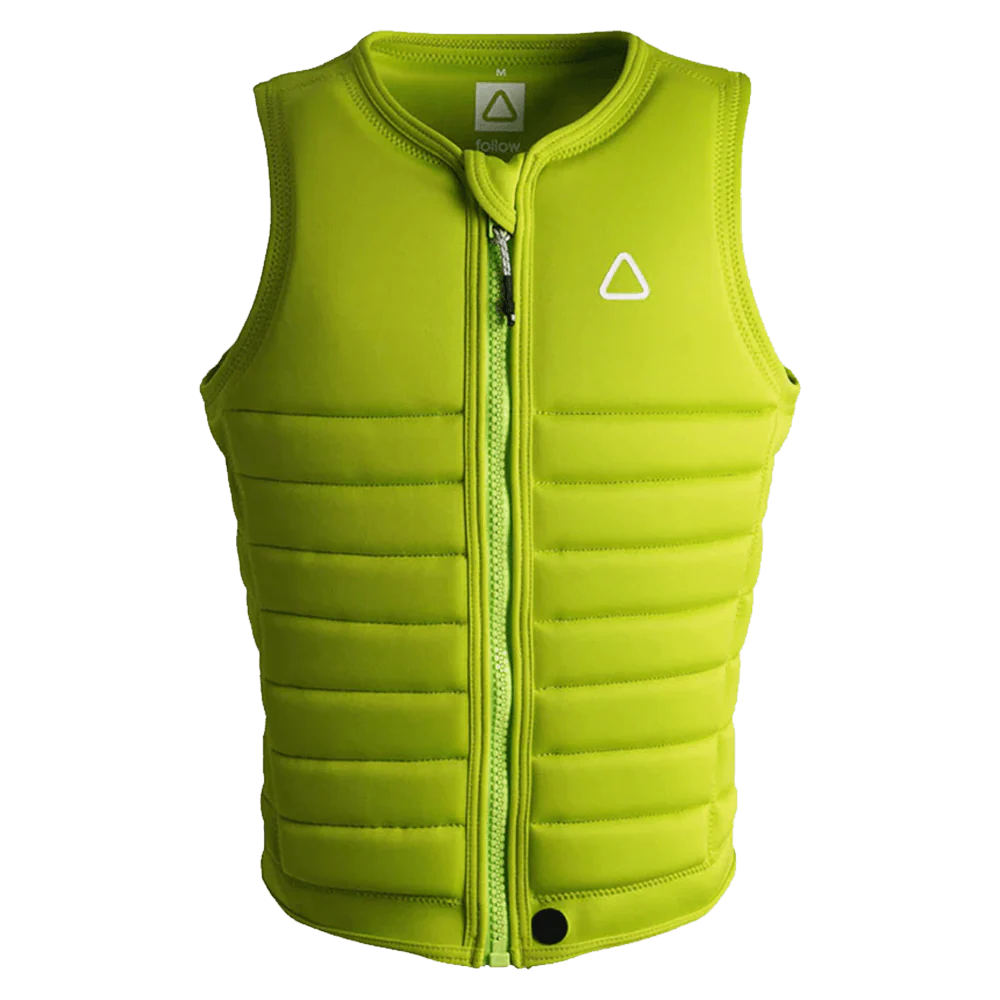 Follow Primary Womens Vest - Lettuce Green