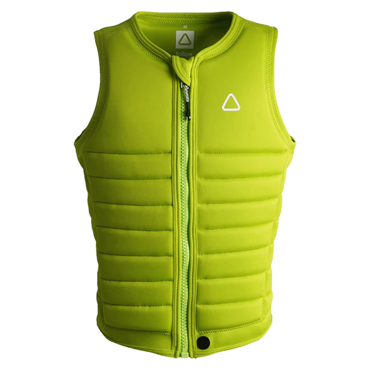 Follow Primary Womens Vest - Lettuce Green