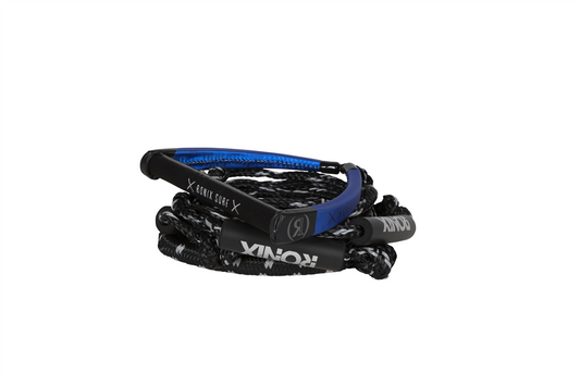 PU Syn. Bungee Surf Rope w/11 in. Handle w/ 25ft. 4-Sect. Rope