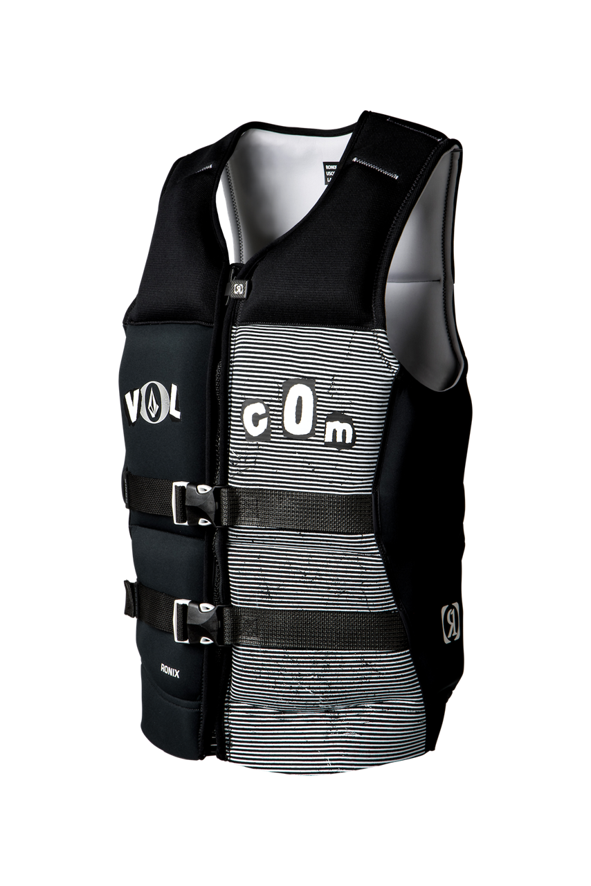 Volcom - Capella 3.0 - CGA Life Vest - Black / White Clippings