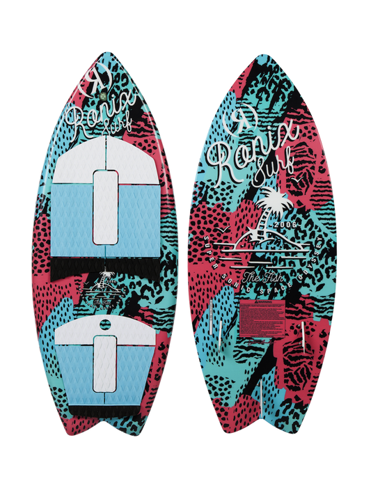 Super Sonic Space Odyssey - Girl's Fish - Coral / Mint / Black